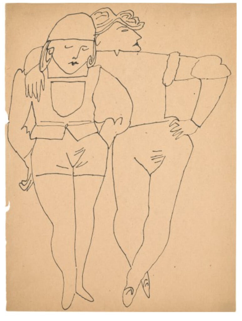 Artwork: Two Standing Figures