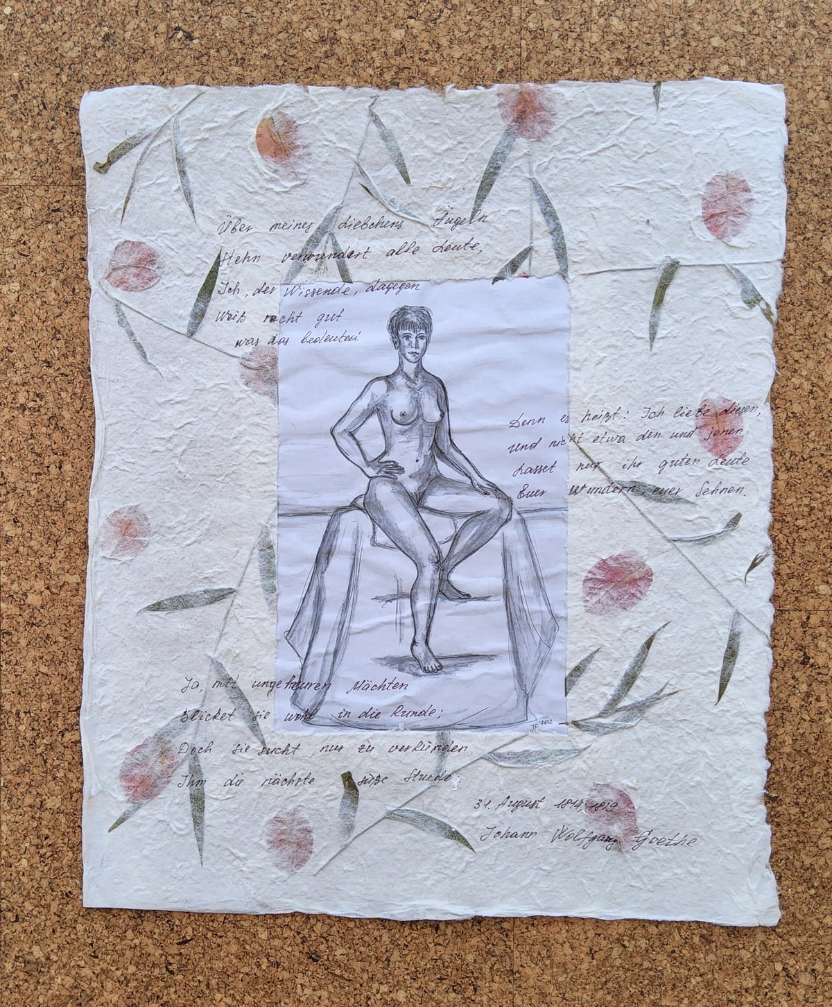 Artwork: "Goethe's Muse", Illustration