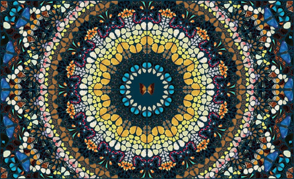 Artwork: Damien Hirst Psychedelic from the Kaleidoscopes, H18-3