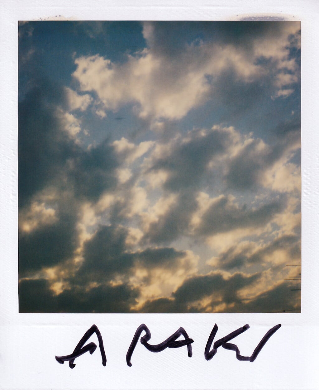 Artwork: Vintage sky polaroid