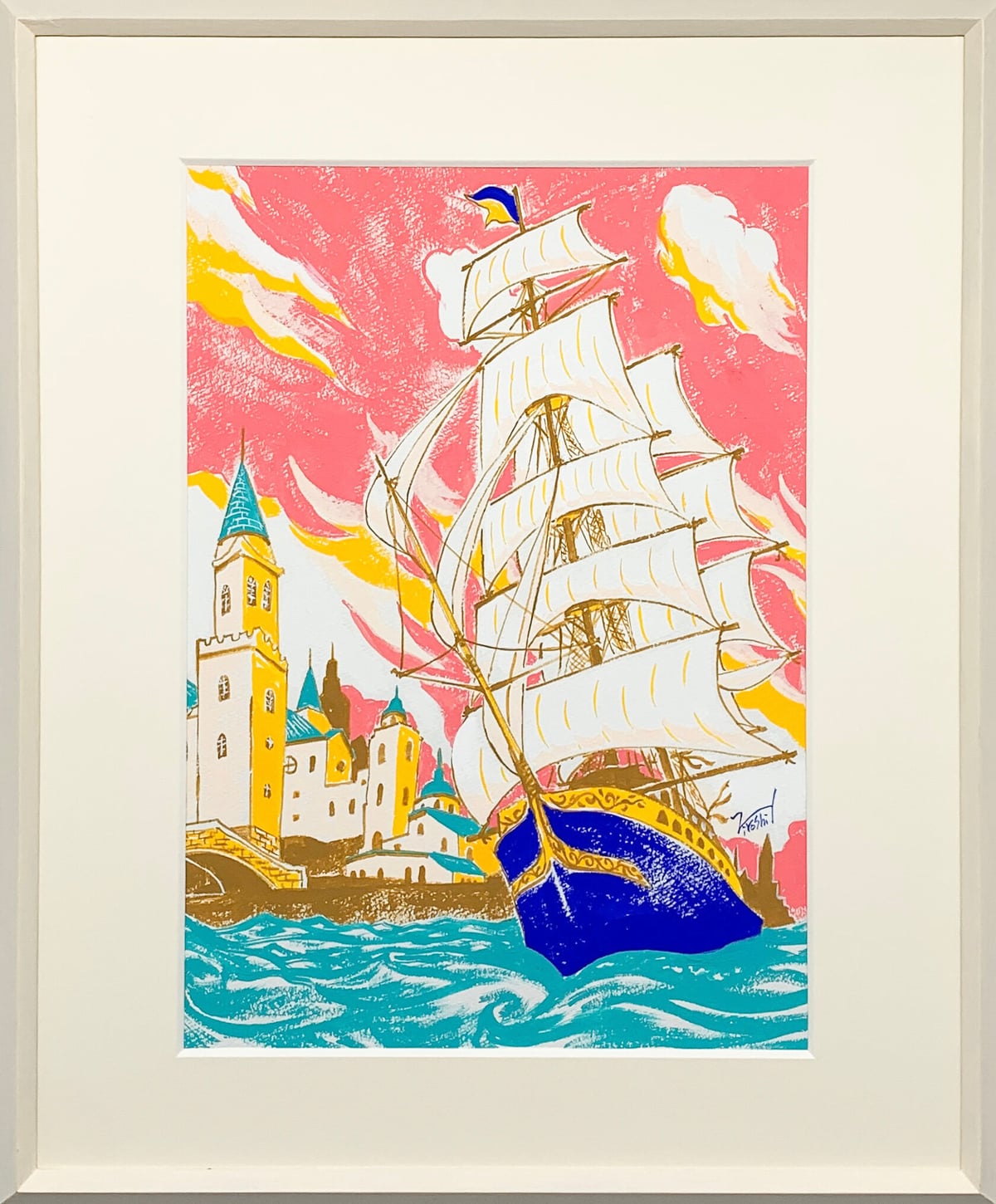 Artwork: Sailing Ship - A New Departure