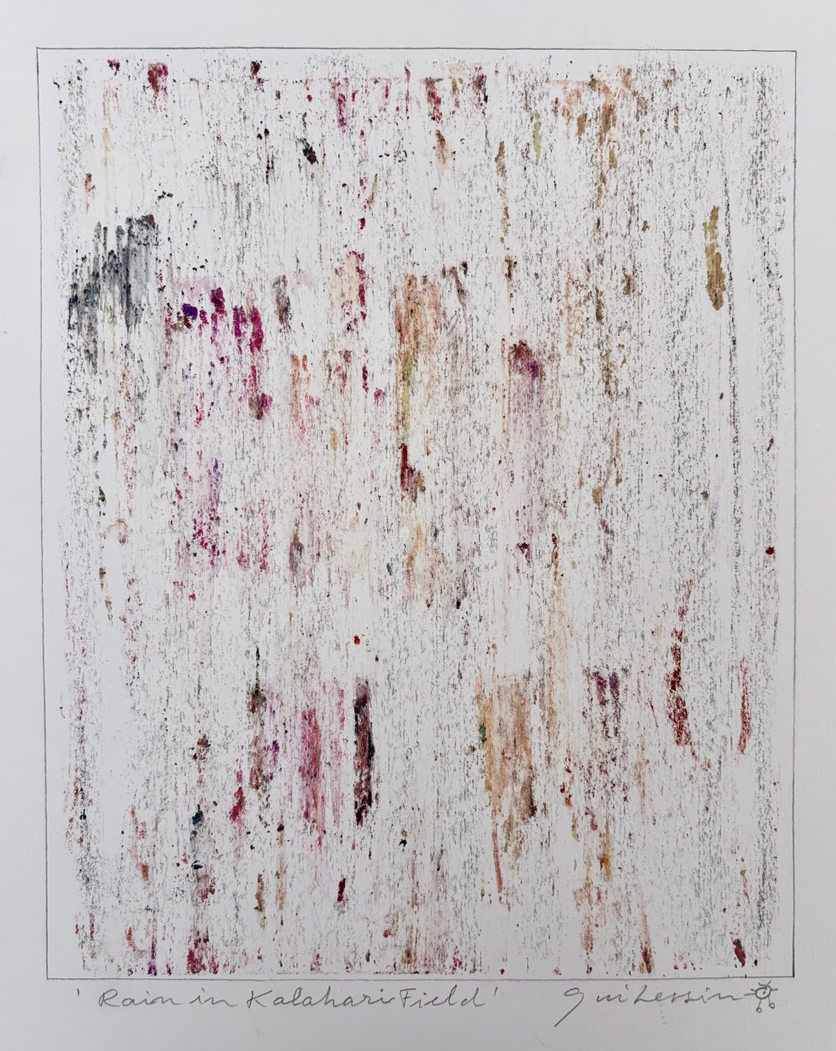 Artwork: Rain in Kalahari Field