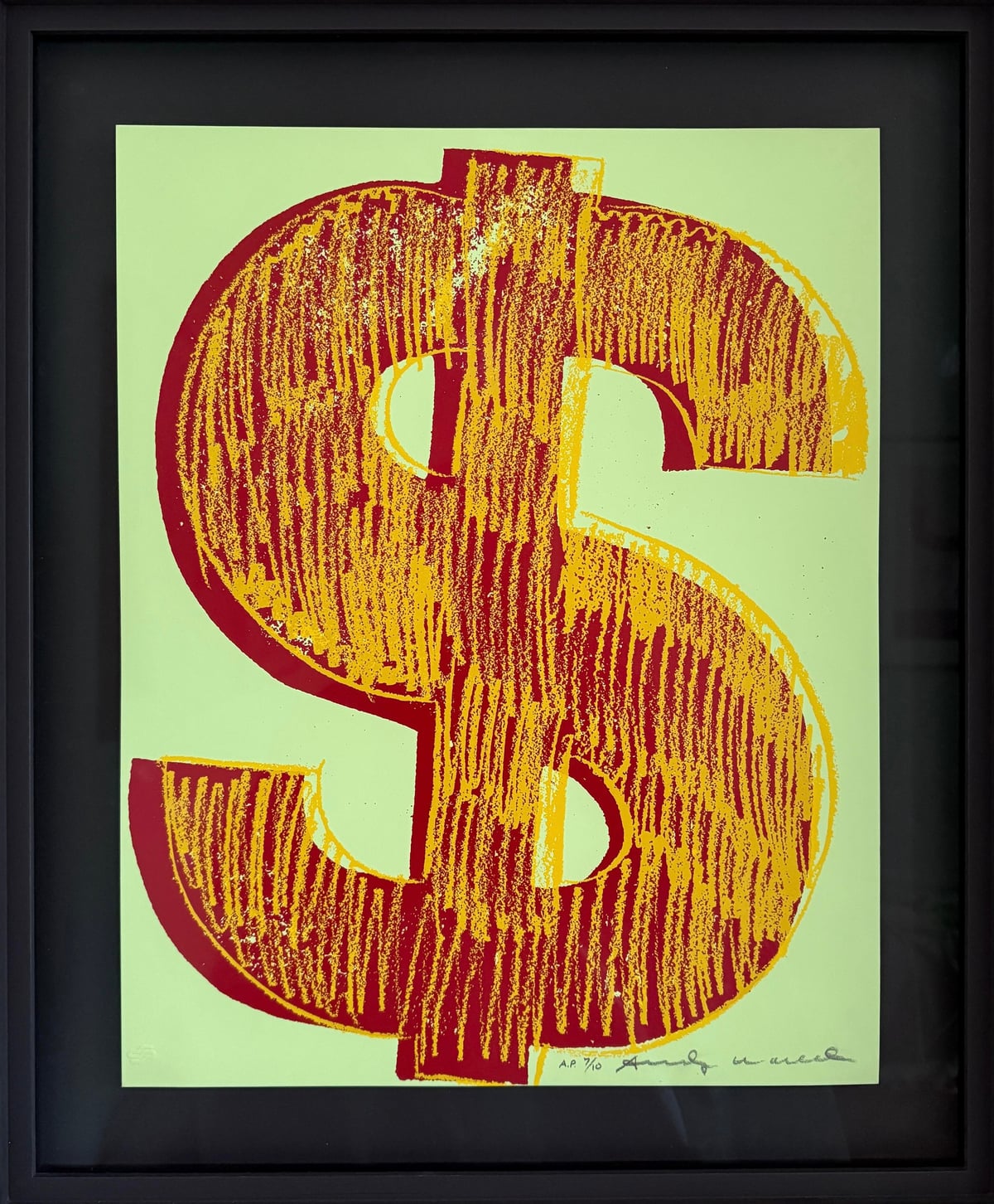 Artwork: $ Dollar Sign (1) - Artist Proof
