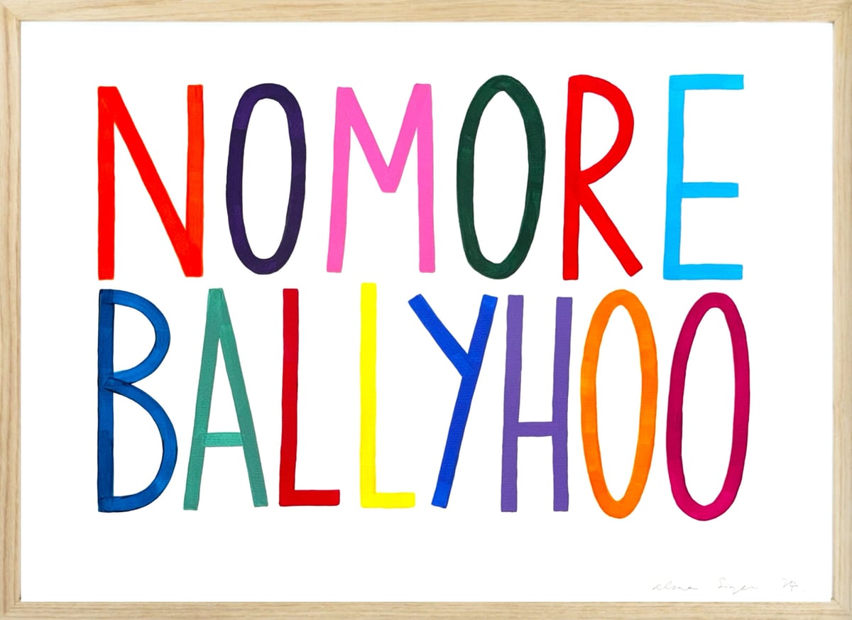 Artwork: No More Ballyhoo