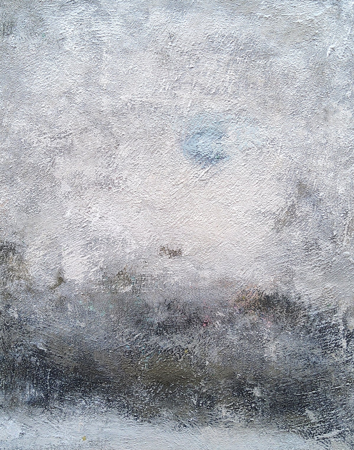 Artwork: "Whispers of Mist", Abstract Painting, interior, modern, minimalism