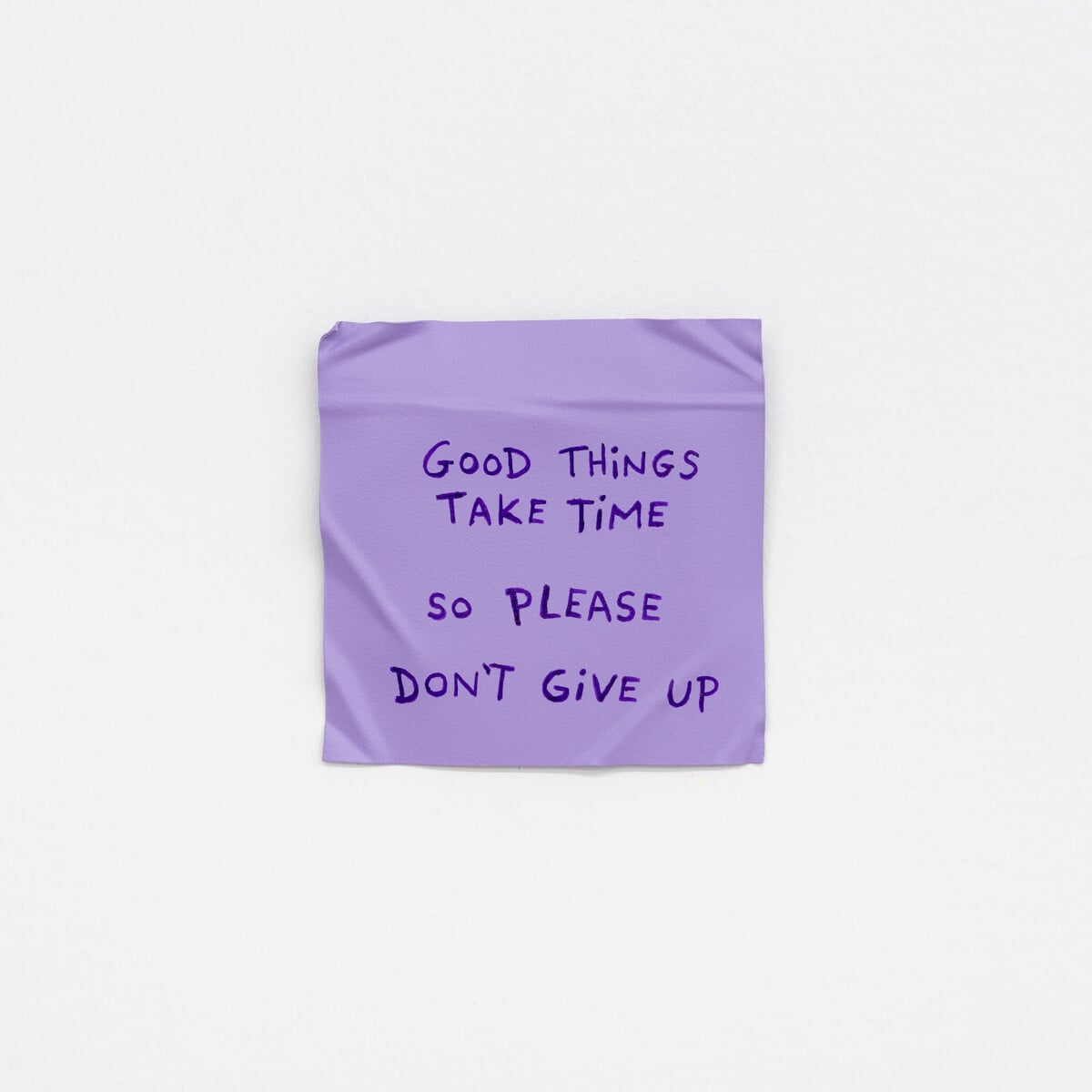 Artwork: Post-it (good things take time)