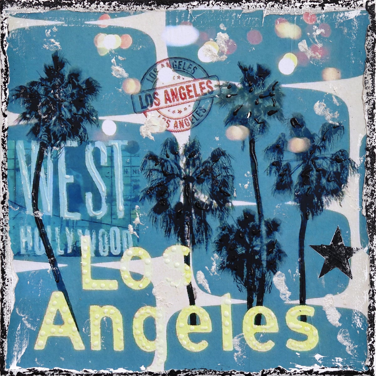Artwork: Blue LA Palms