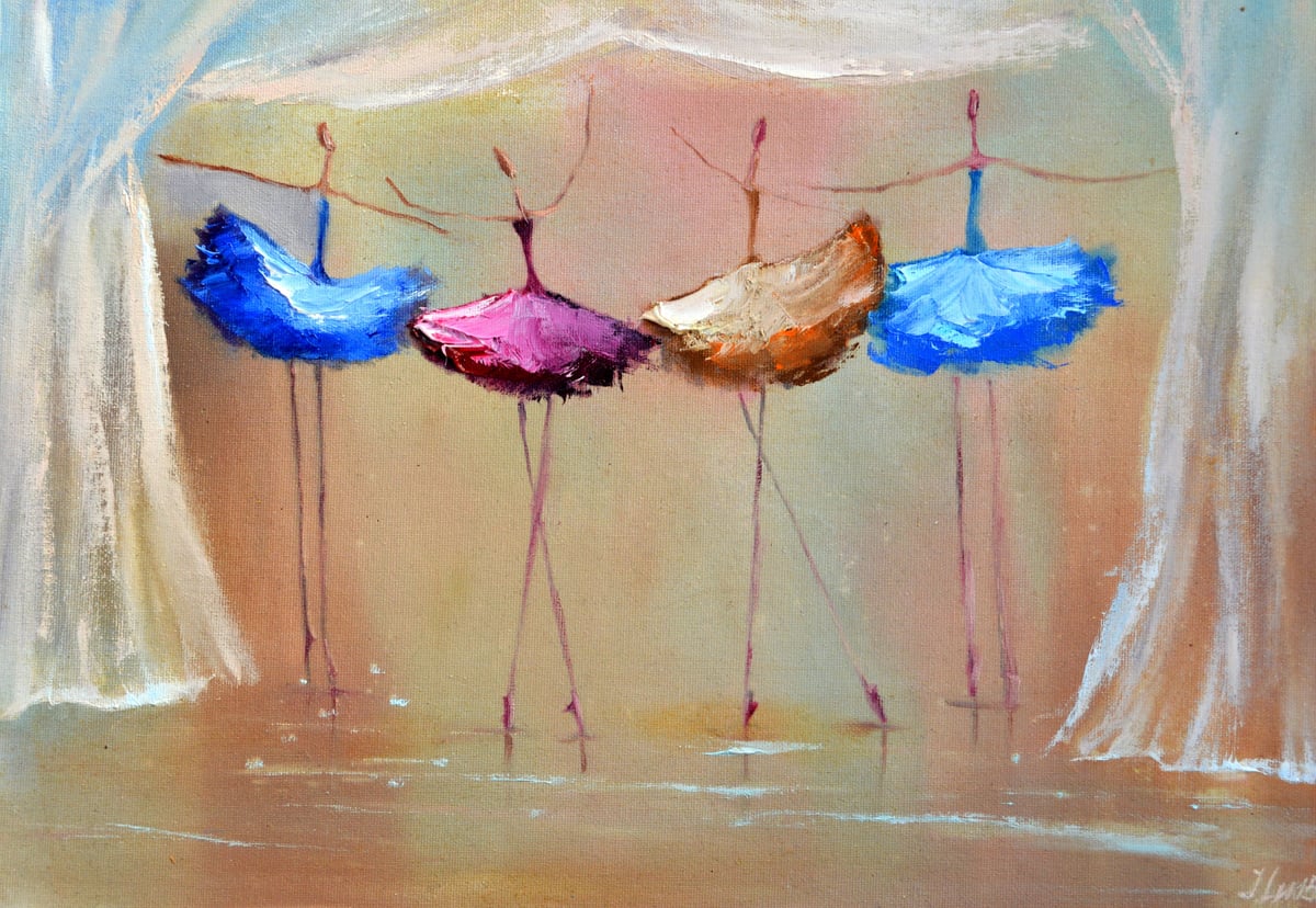 Artwork: Little ballet dancers