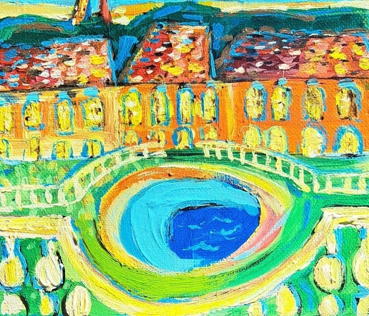 Artwork: Taylor Swift in Luxembourg Garden in Paris