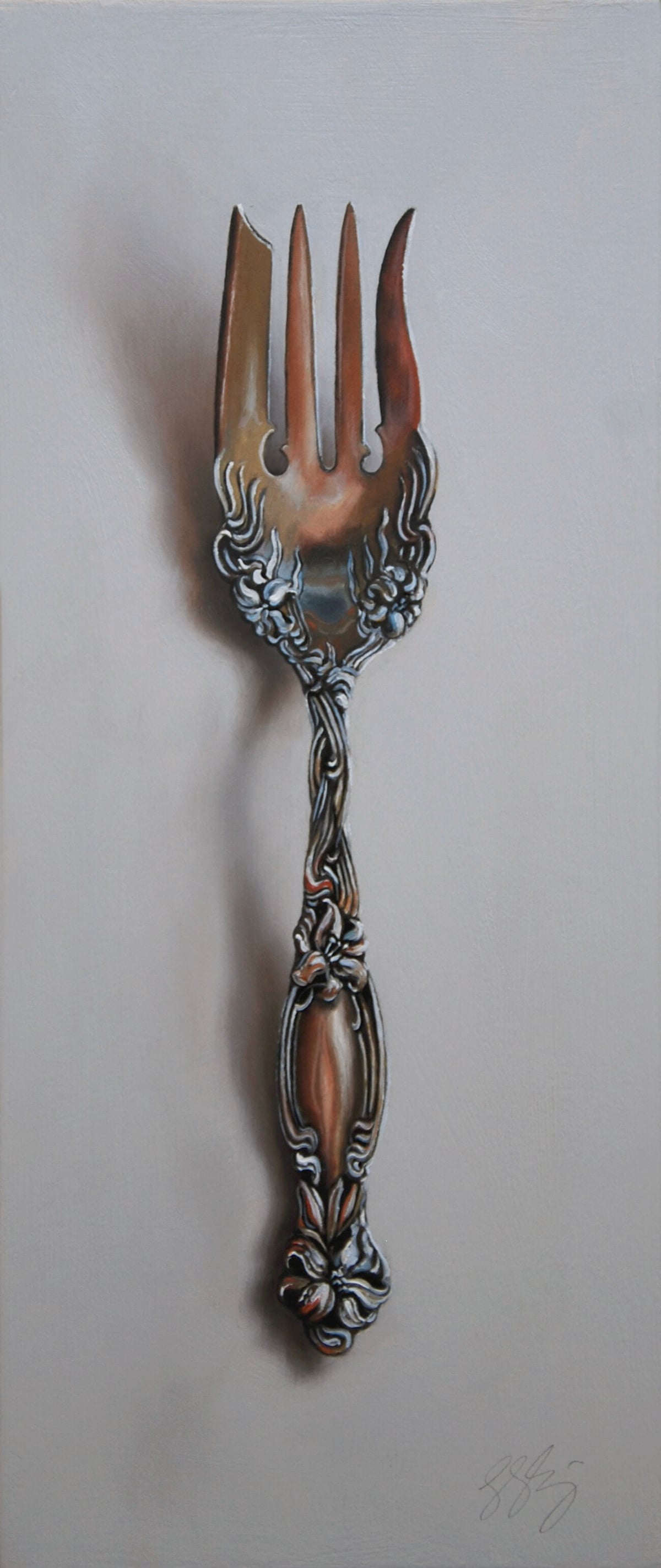 Artwork: Silver Fork #86, The Bleeding Heart