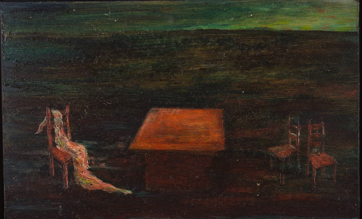 Artwork: Untitled (Three Chairs in a Landscape)