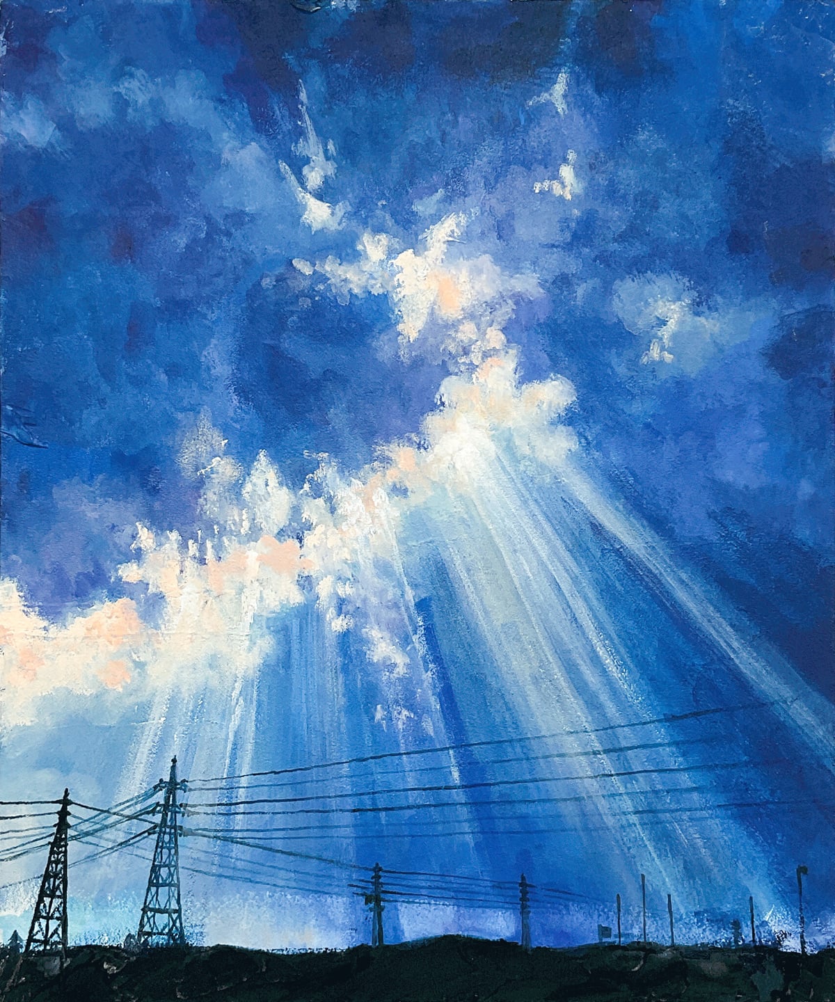 Artwork: crepuscular rays