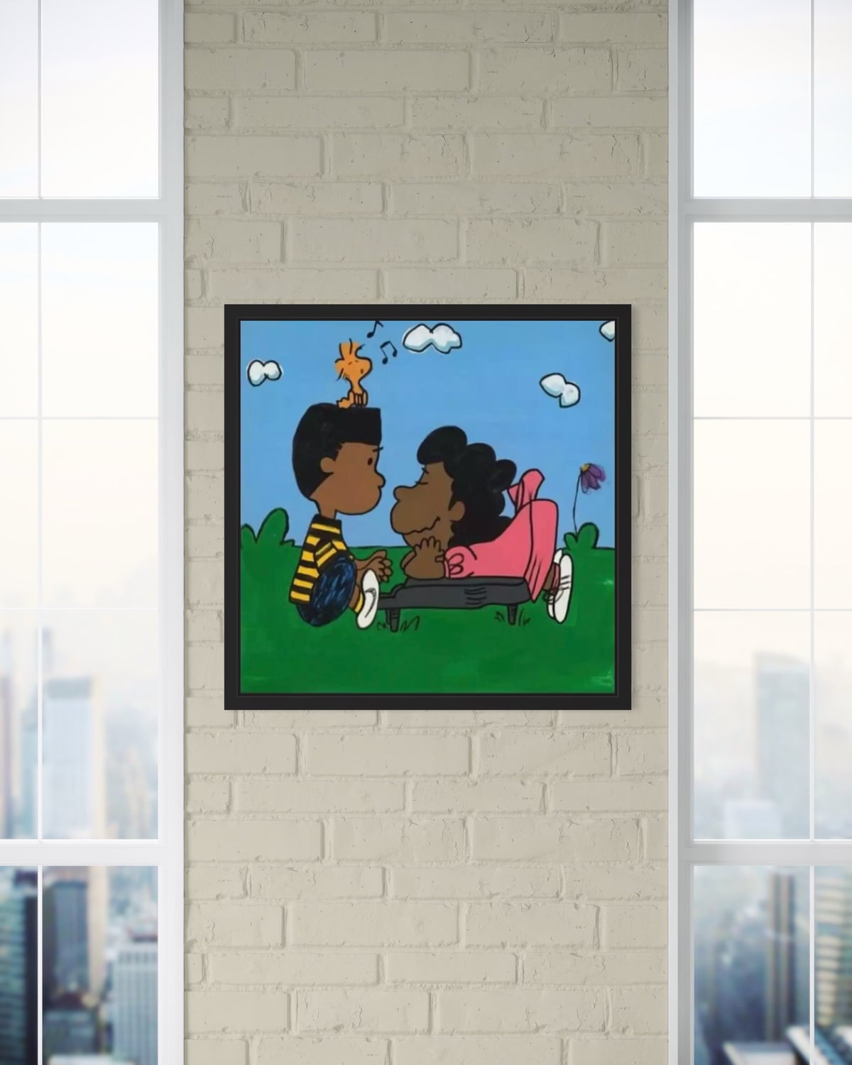 Artwork: We all deserve real love (HEAVILY hand finished AP) Large Variant