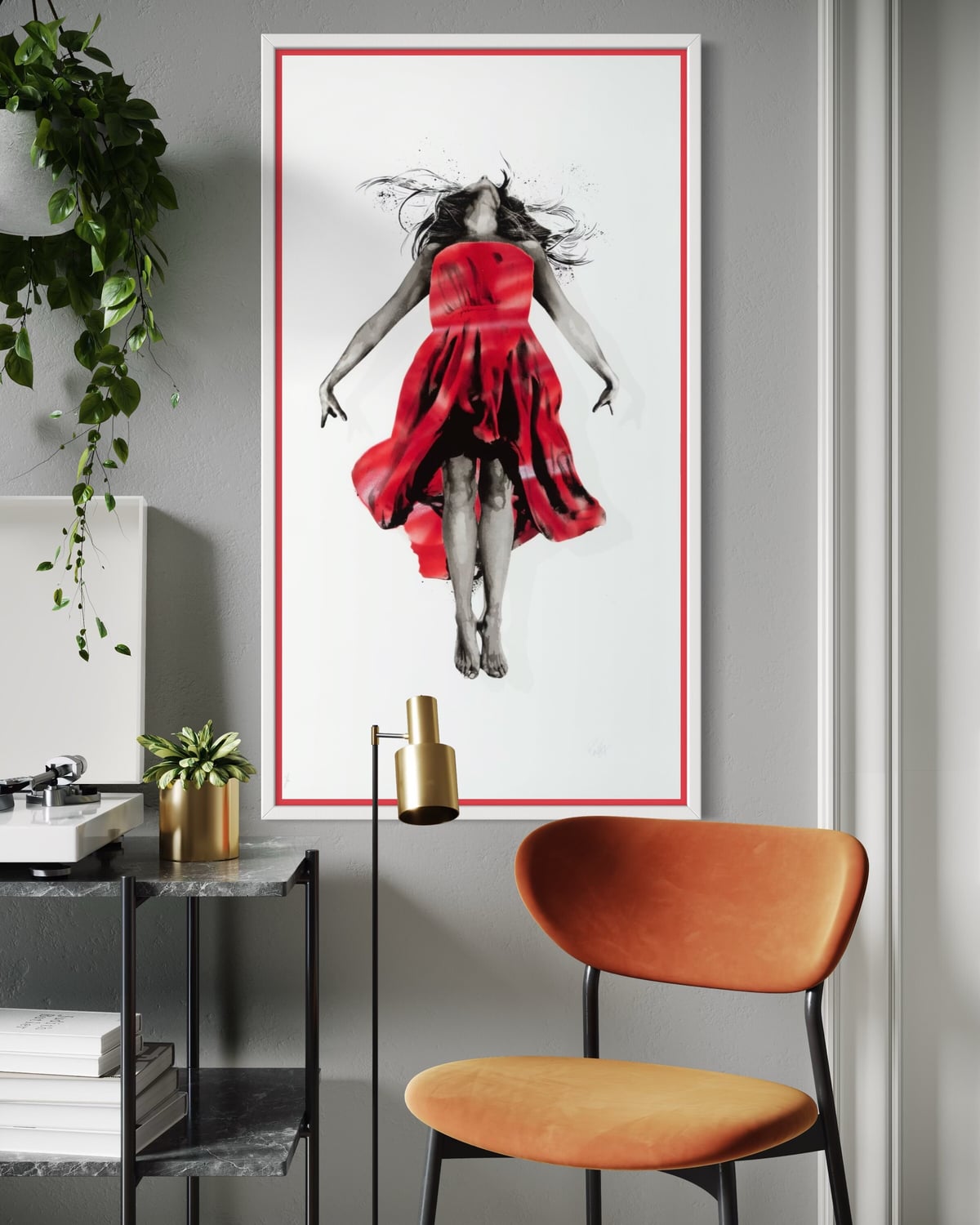 Artwork: Fix the Sky (Hand finished, Red variant)