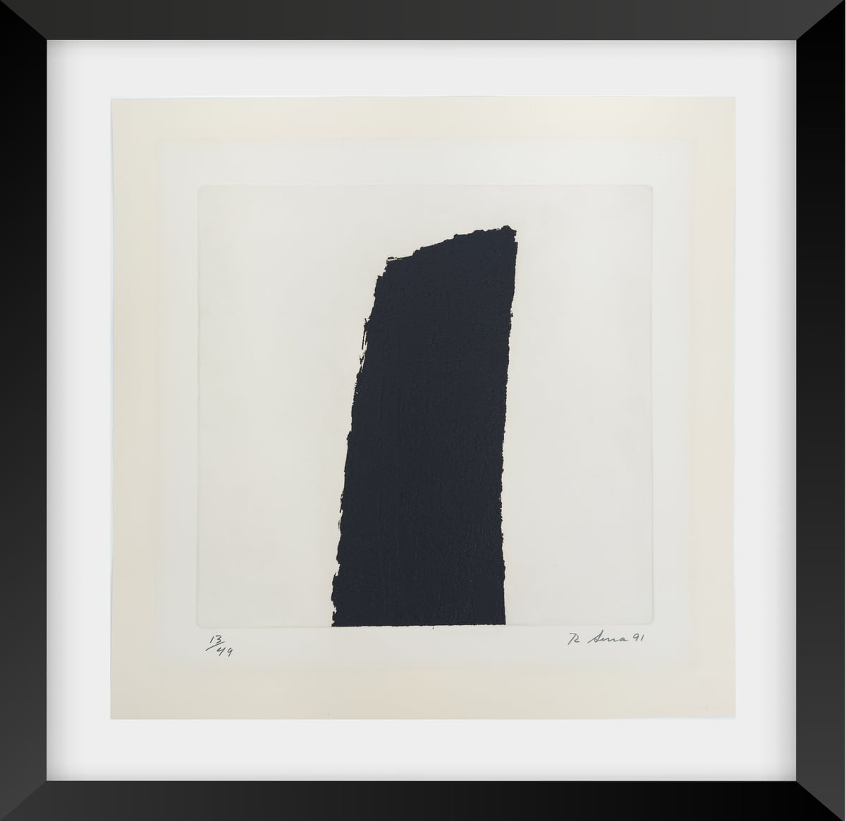 Artwork: Richard Serra Heimaey II Limited Edition Etching Signed Print Edition of 49