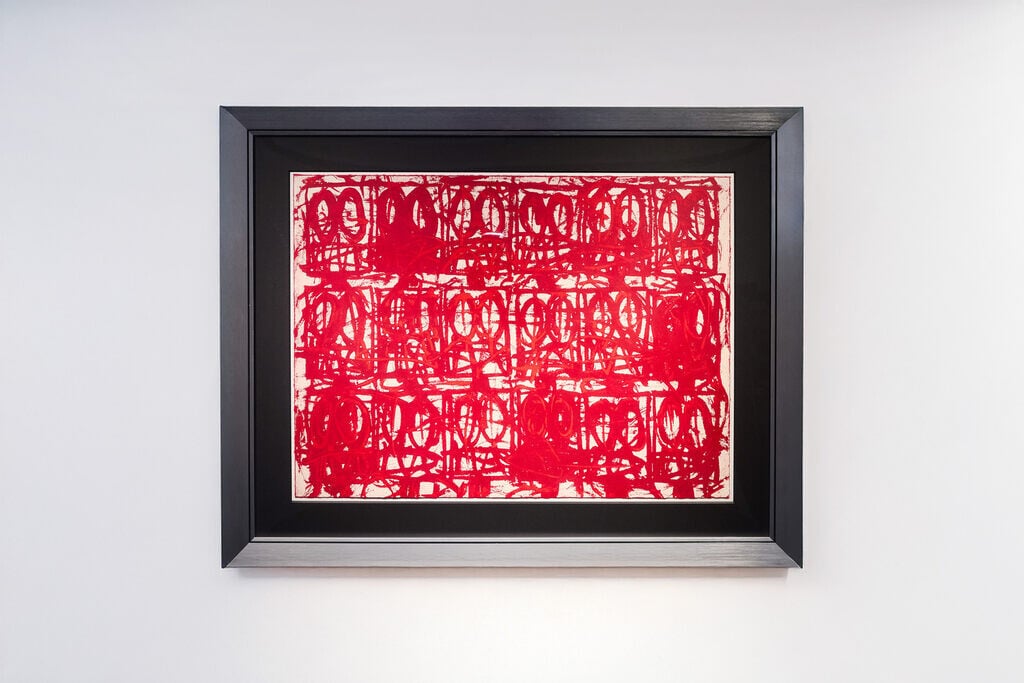 Artwork: Untitled Anxious Red