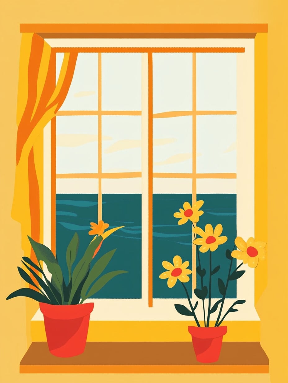 Artwork: "Quiet Morning", Geometric Abstraction, Pop and Contemporary Pop