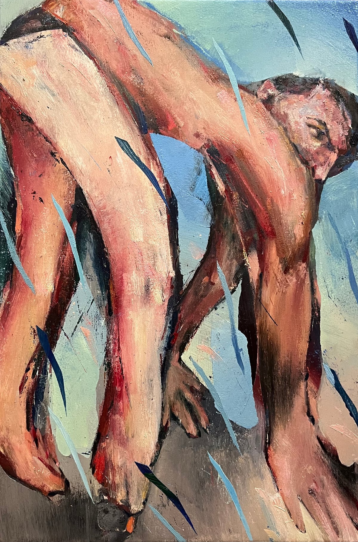 Artwork: Monkey act brushstroke