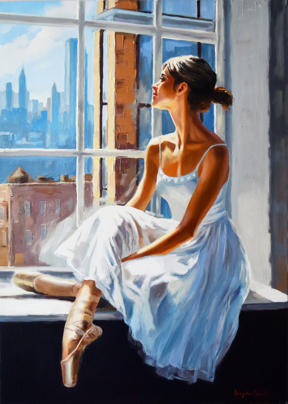 Artwork: The sunny day at the ballet school