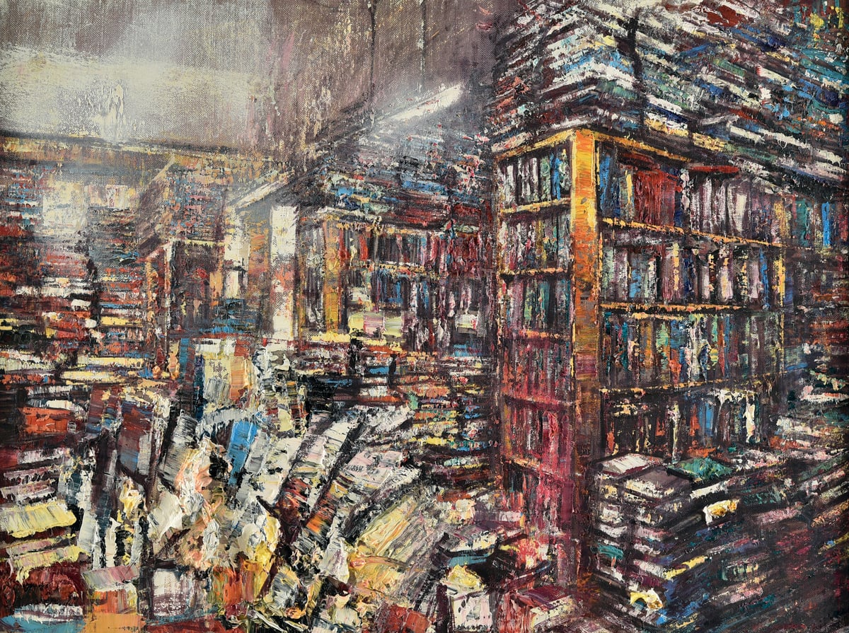Artwork: Bookstore azzurro