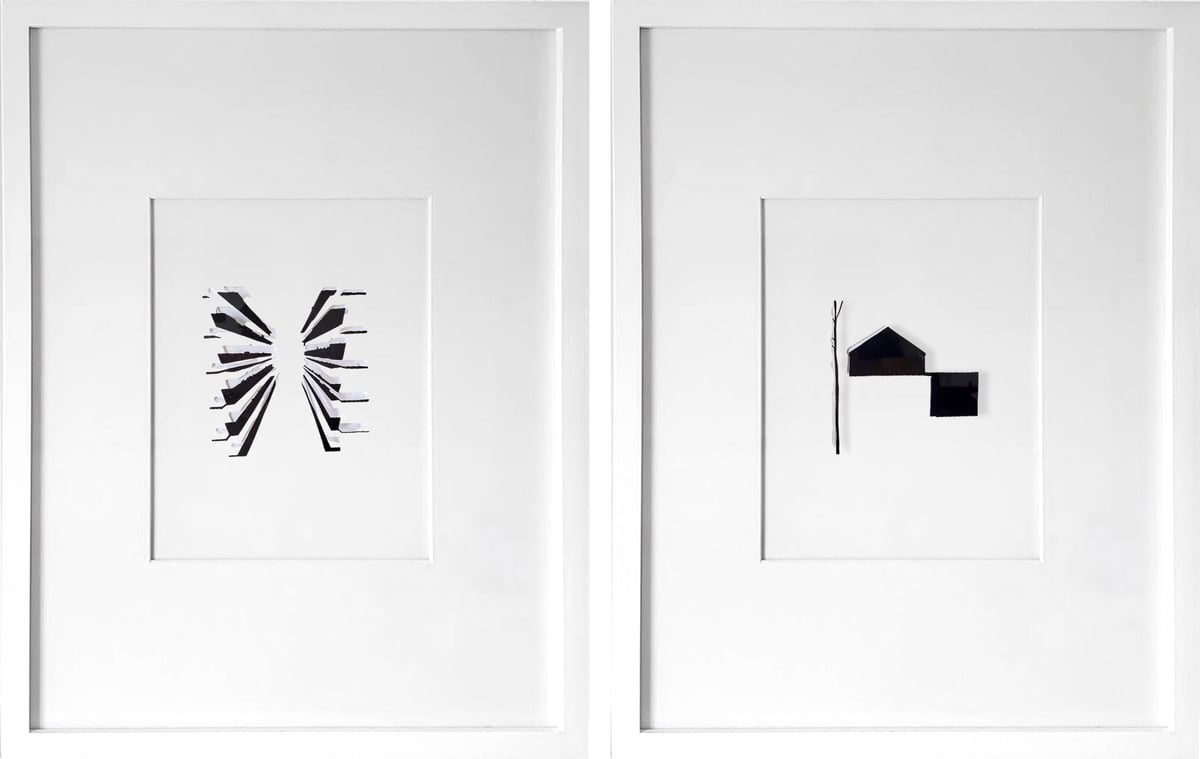 Artwork: Diptych: Imprints / I Am Yourself: Wood and House