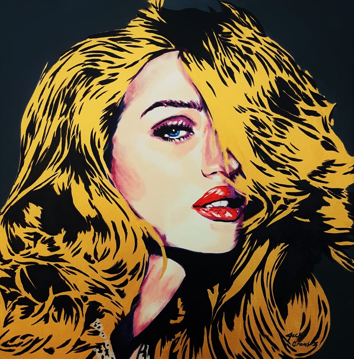 Artwork: Rosie Huntington-Whiteley Icon IV