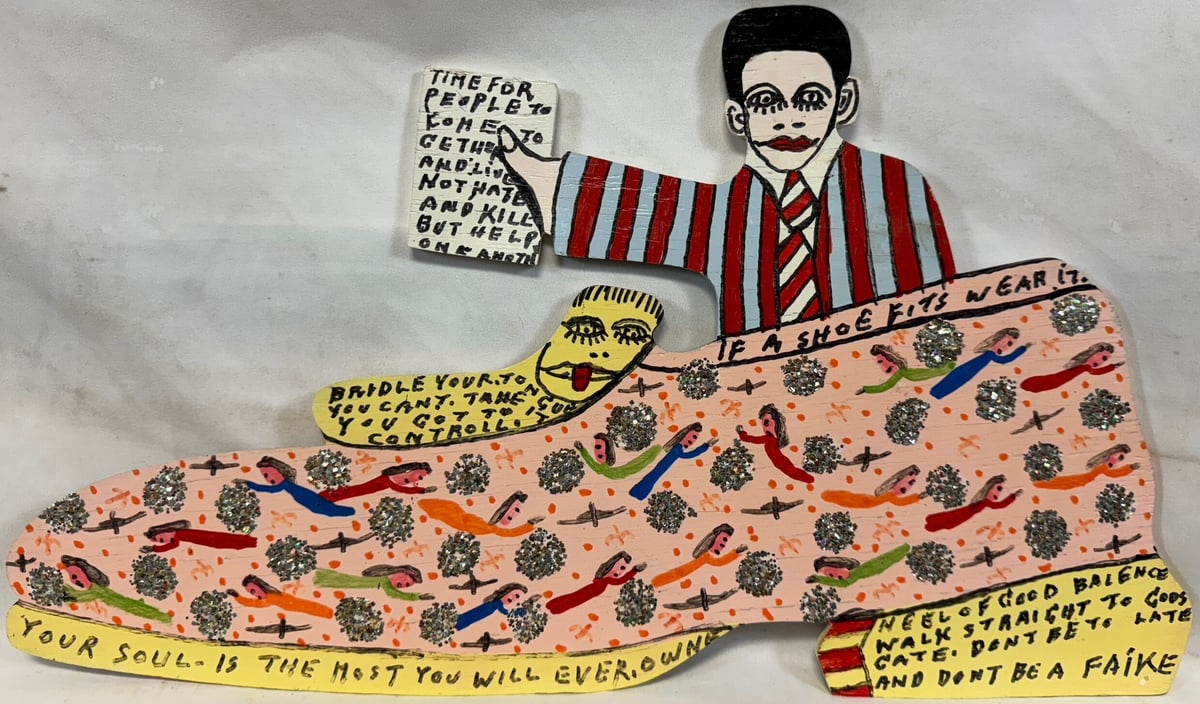 Artwork: Untitled (Self Portrait in a Shoe)