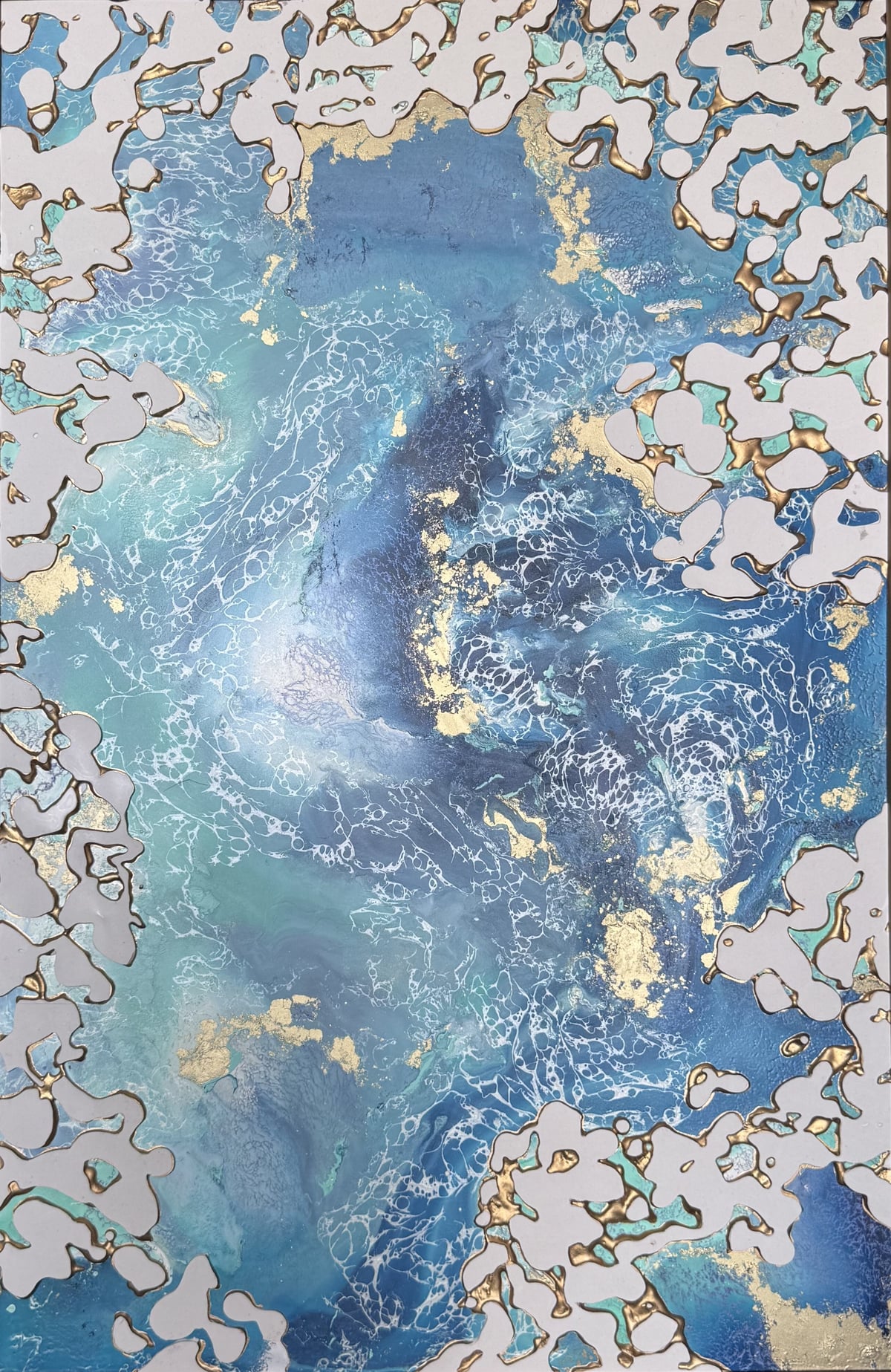 Artwork: 45x65 cm (framed) - Sargasso sea