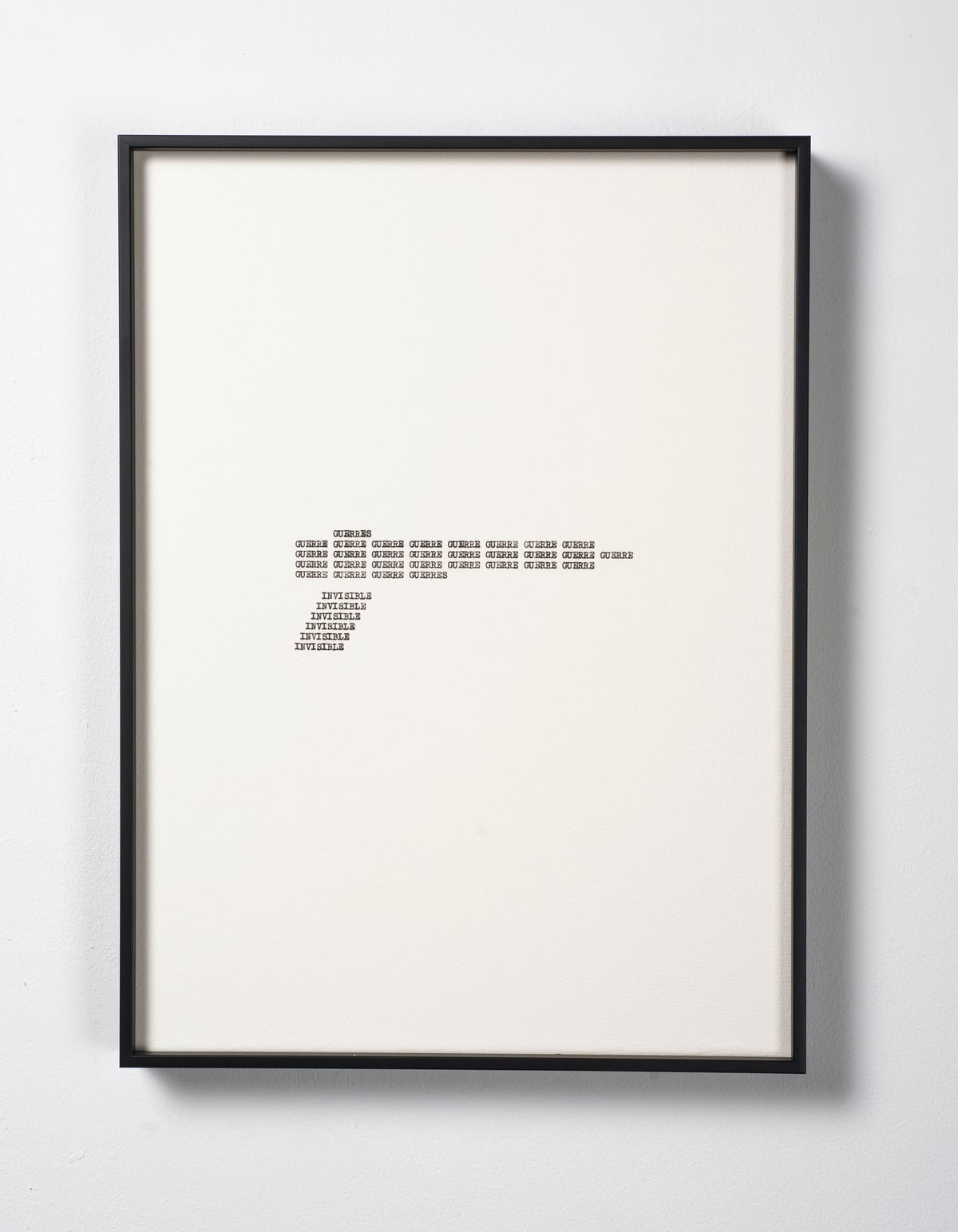 Artwork: Calligrammes (Guillaume Apollinaire) V