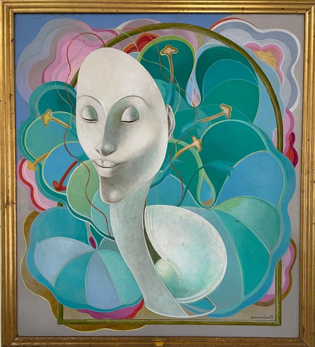 Artwork: Abstract White Mask