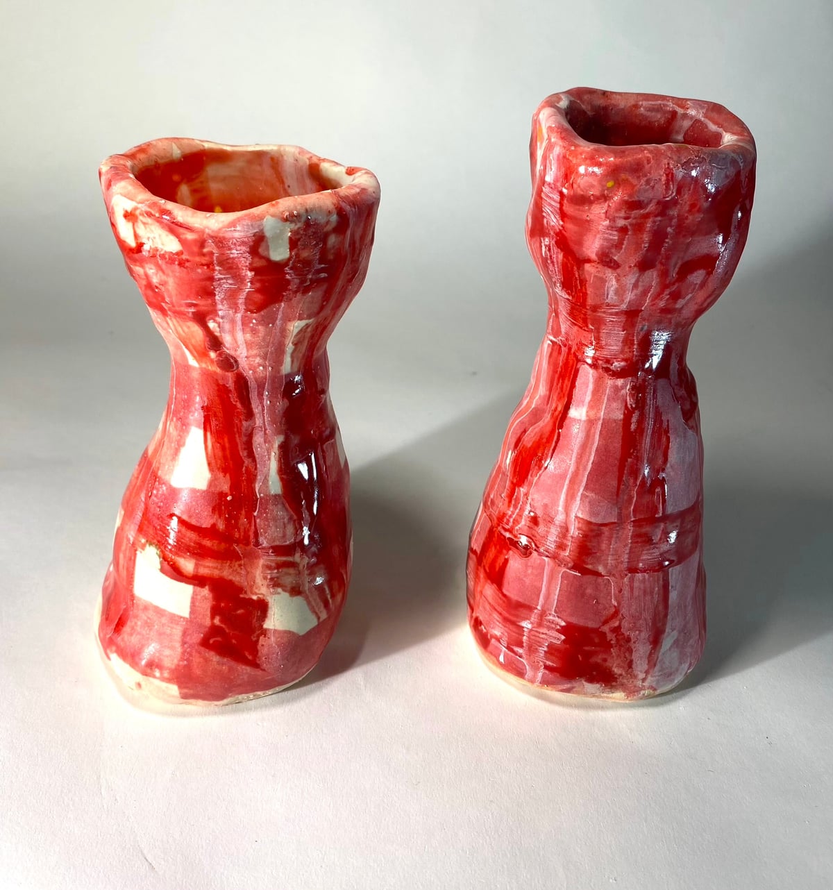 Artwork: Plaid Candle Holder