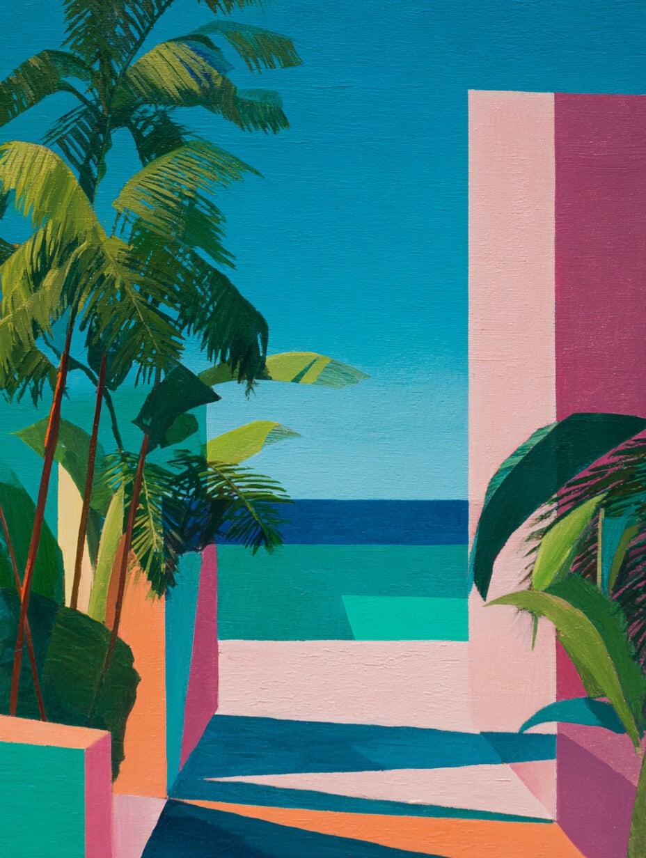 Artwork: "Ocean Gateway" , Geometric Abstraction, Pop and Contemporary Pop