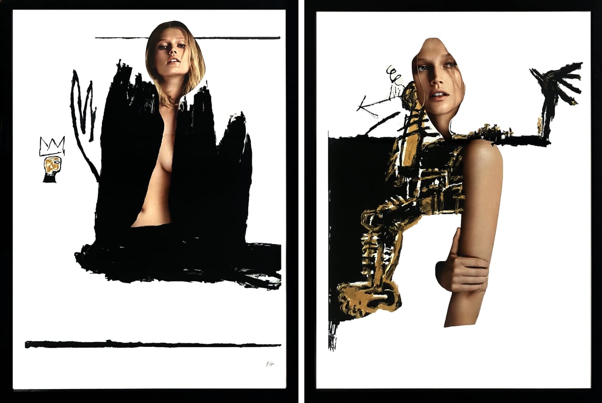 Artwork: Diptych: Gold Griot - Wing and Gold Griot Feet