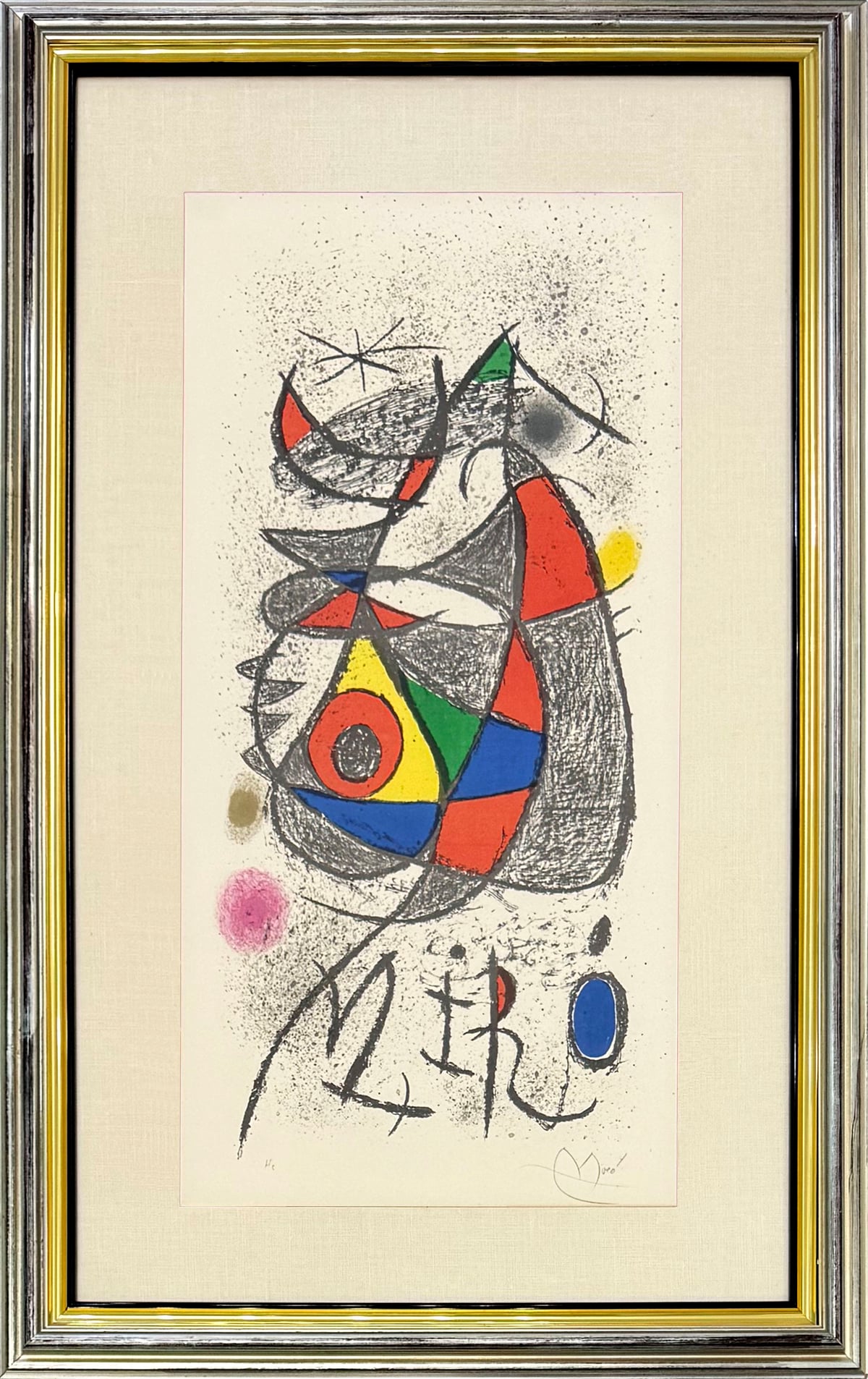 Artwork: Affiche Exposition Zurich, Mourlot 841 (framed hand signed lithograph)