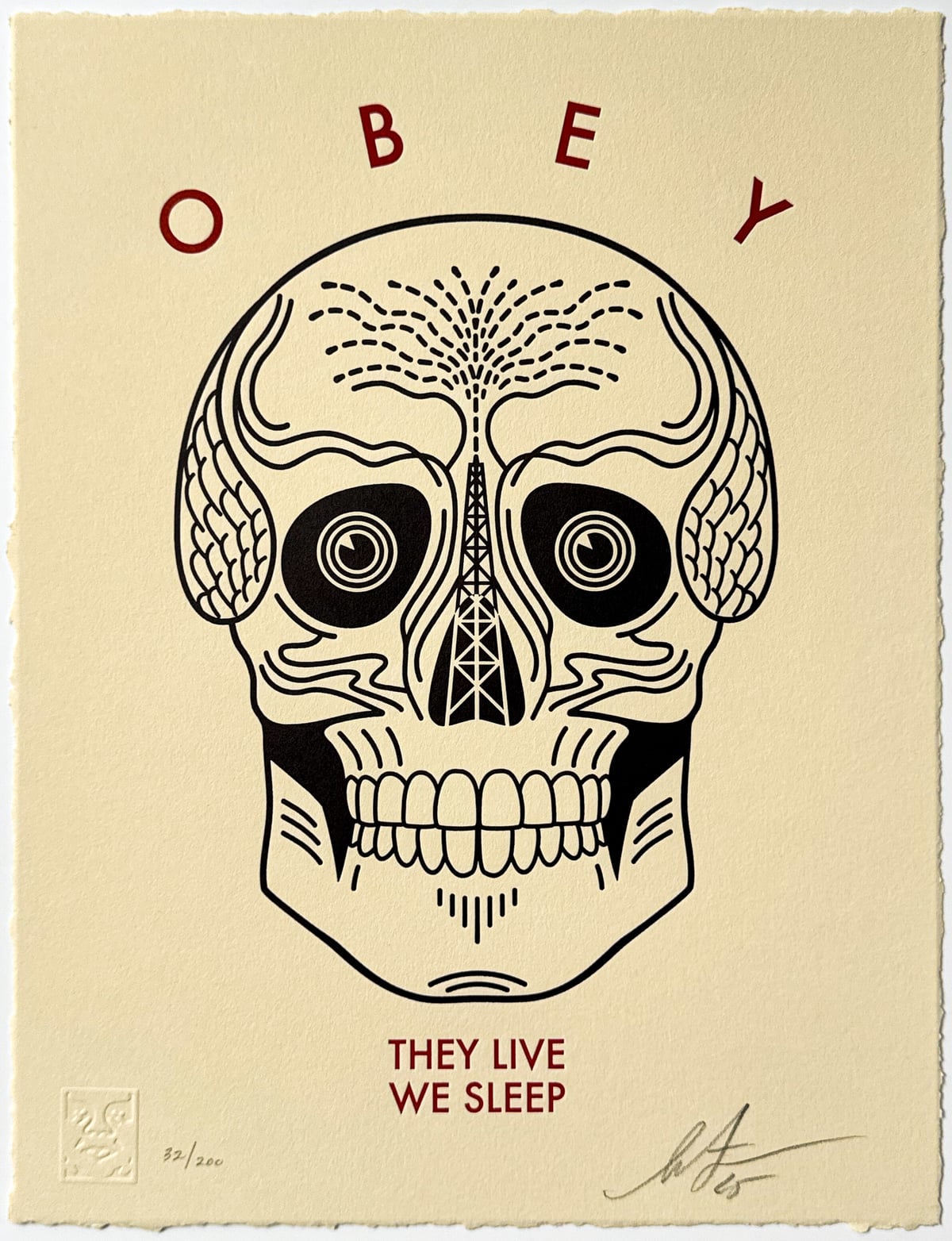 Artwork: They Live We Sleep (Cream)