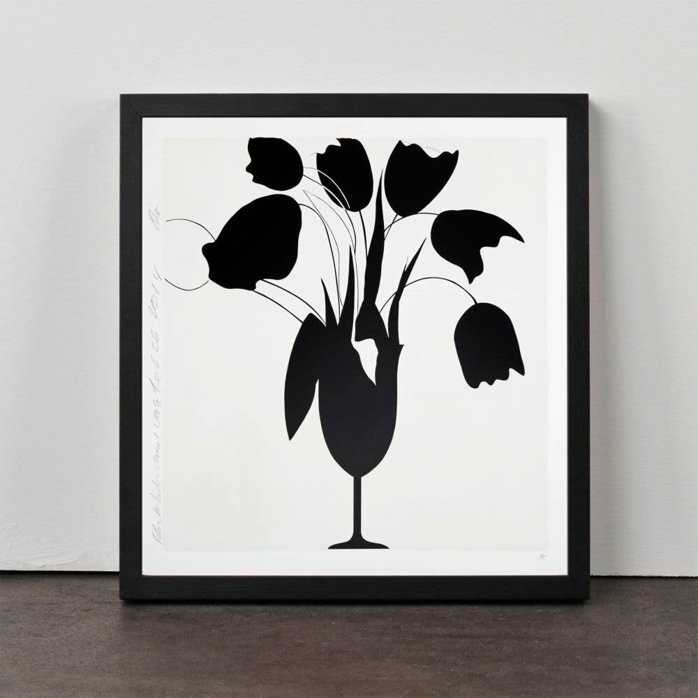 Artwork: 'Black Tulips and Vase'