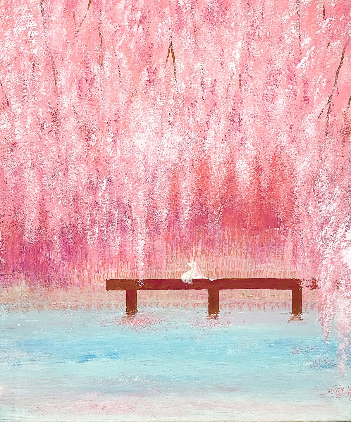 Artwork: Weeping Cherry Trees