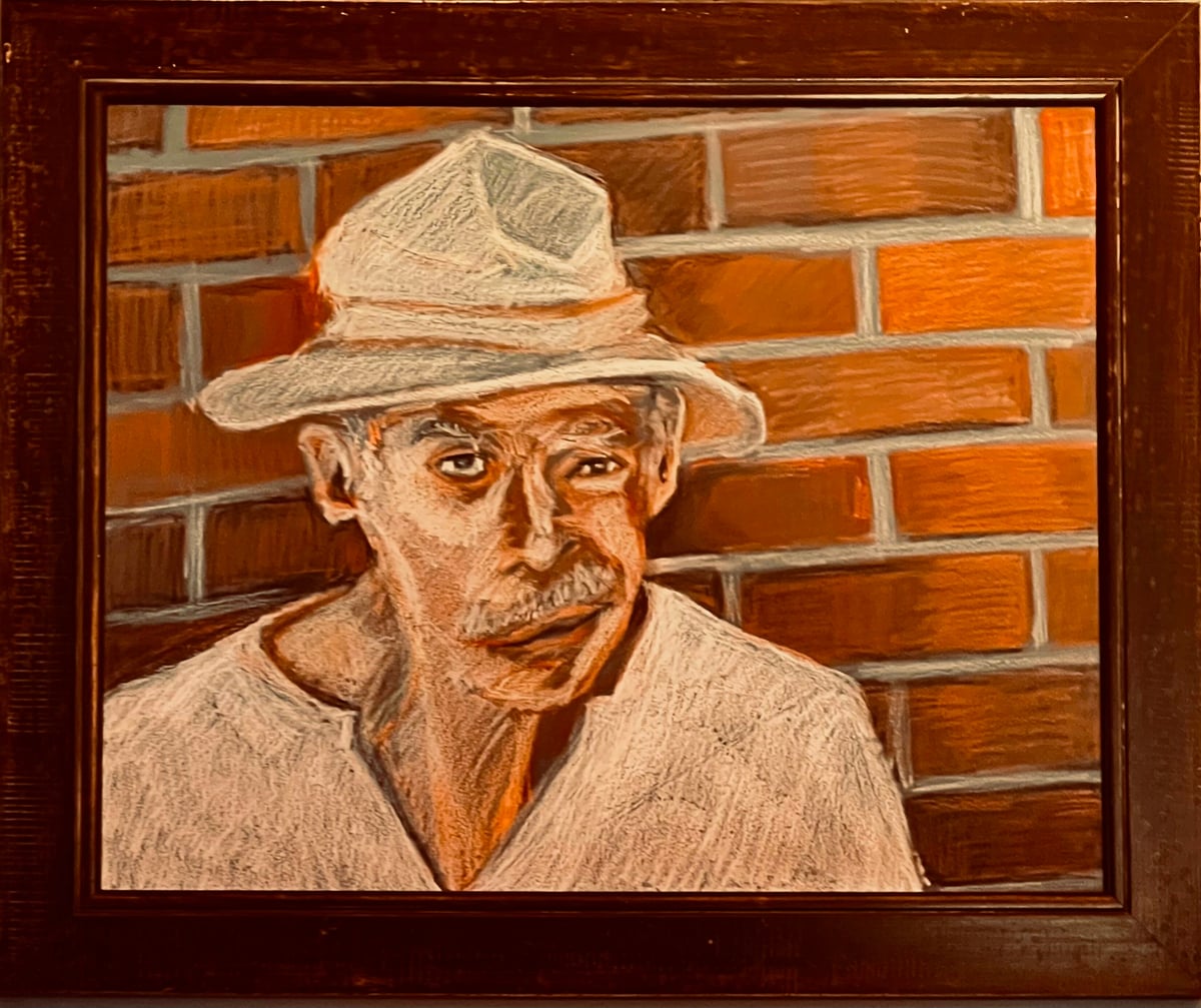 Artwork: Dad in Lenox (portrait of Lawrence K. Grossman)