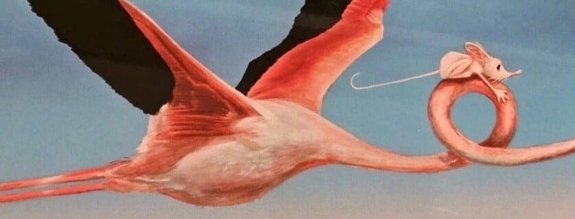 Artwork: Flamingo & Mouse