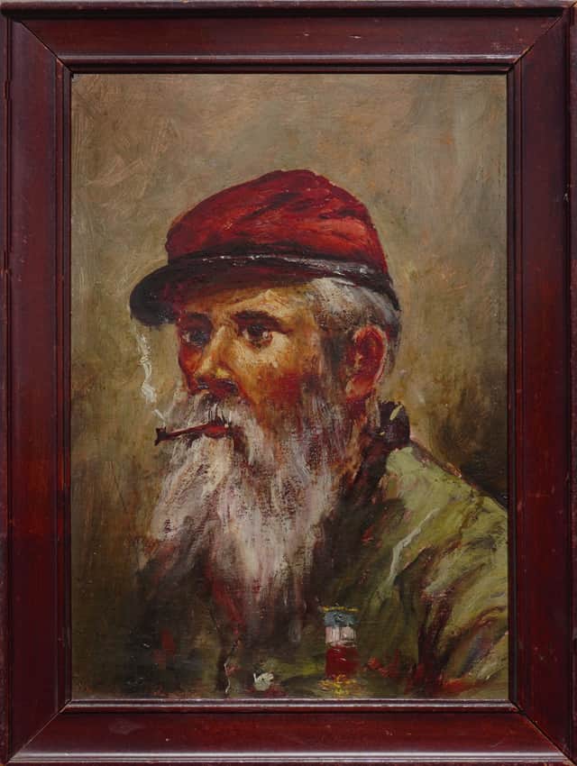 Artwork: Early 20th Century Old Civil War Soldier Portrait of Honor