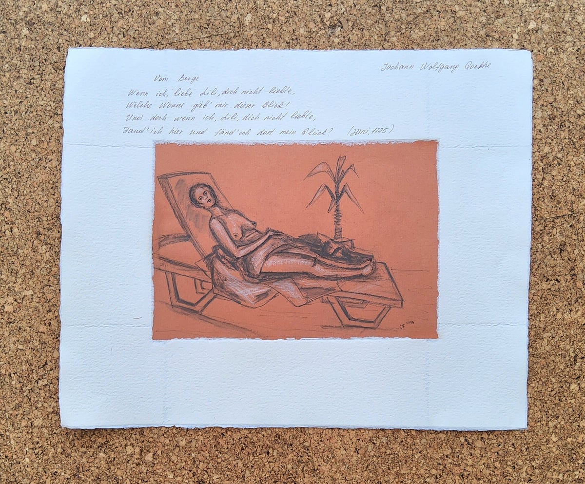 Artwork: "Palm Serenade to Goethe", Illustration