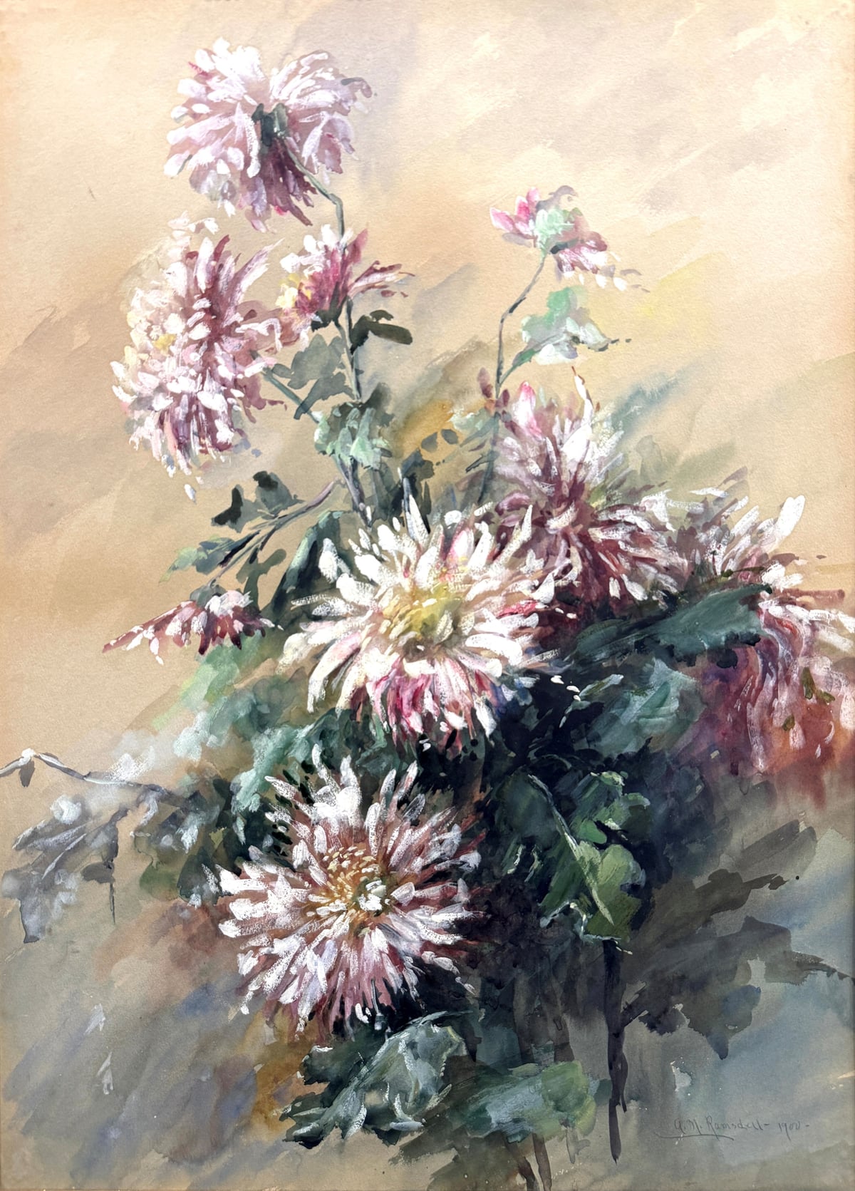 Artwork: Chrysanthemums