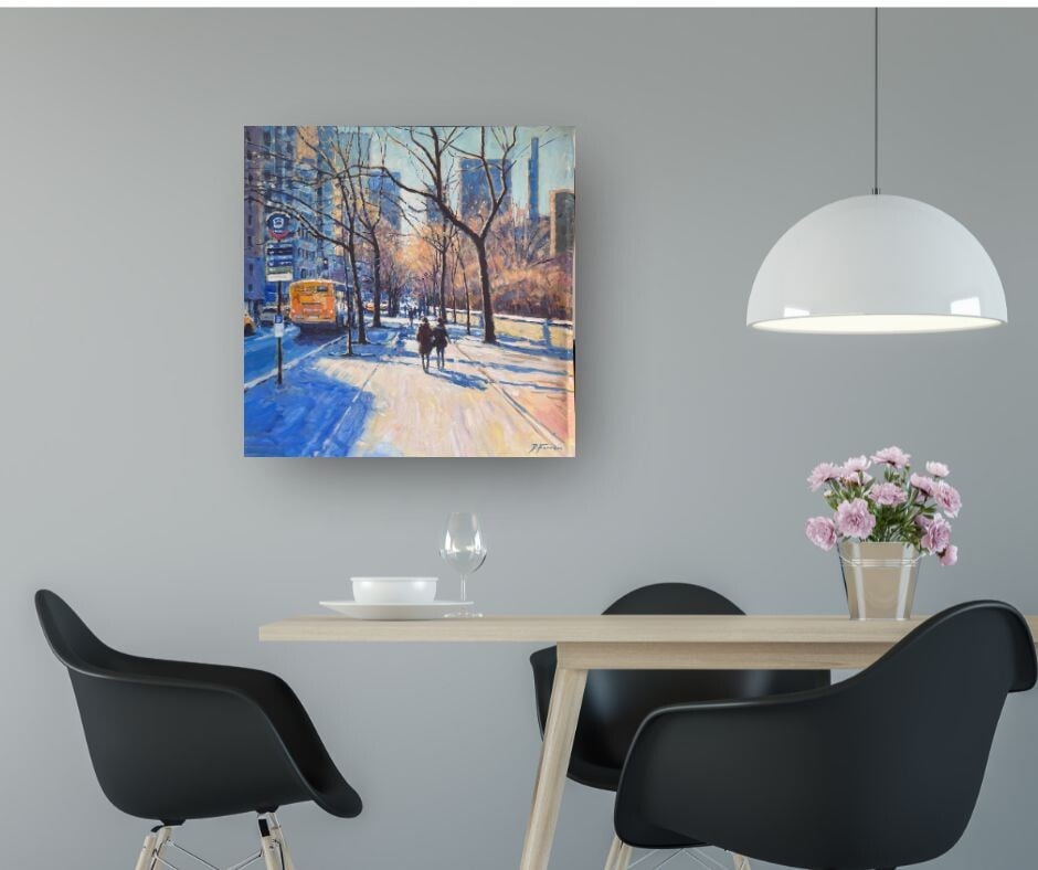 Artwork: Bright Winter's Day, Fifth Avenue