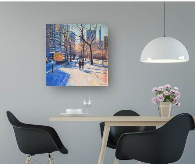 Artwork: Bright Winter's Day, Fifth Avenue