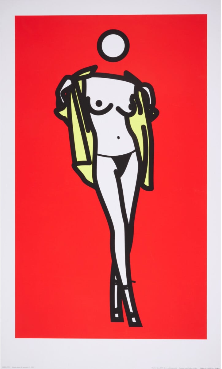 Artwork: Woman Taking Off A Man's Shirt