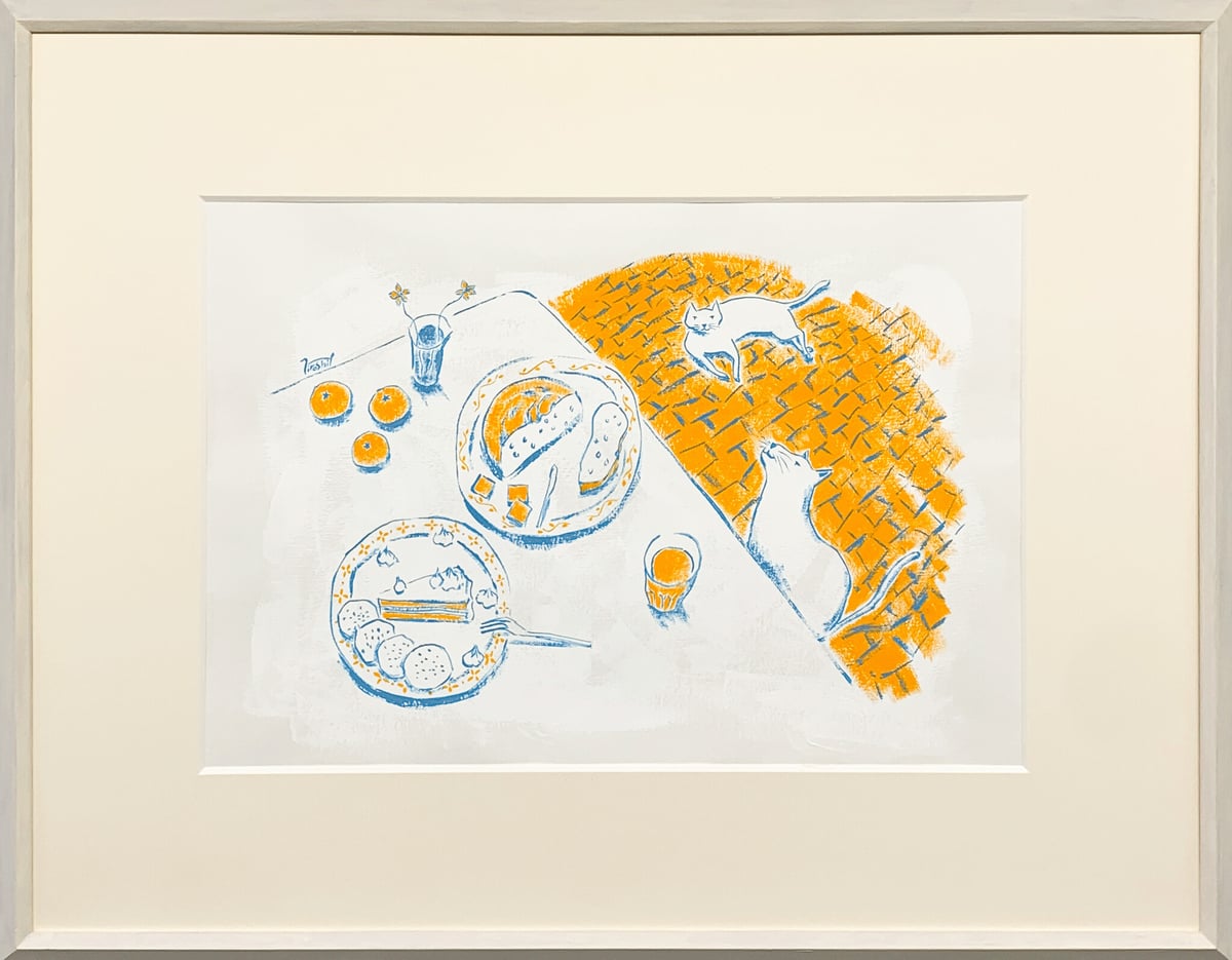 Artwork: Cats and cake