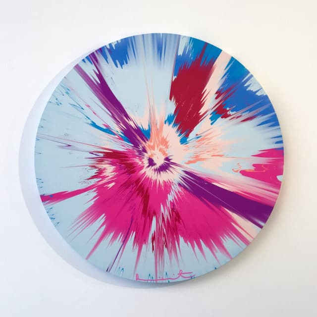 H12-2 (Large) Beautiful, Exemplary, Kind Vapor Painting by Damien Hirst