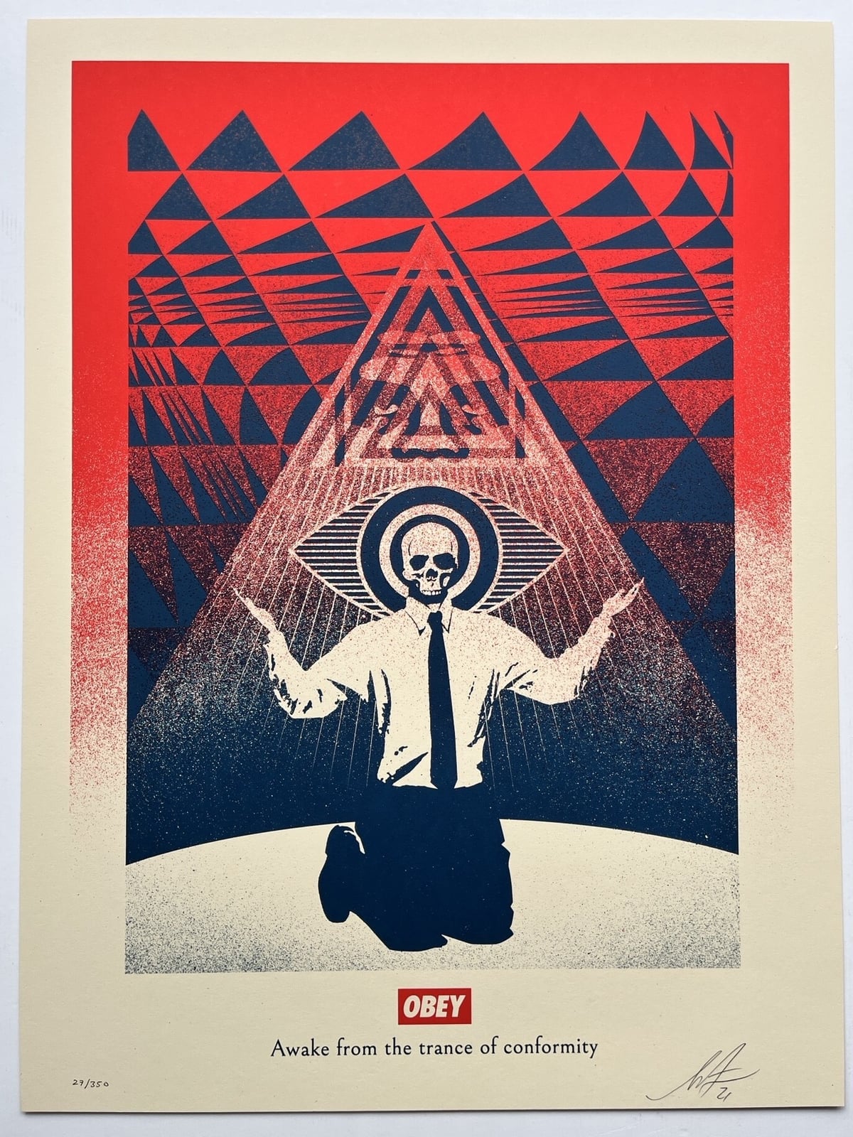 Artwork: Obey Conformity Trance (Red)