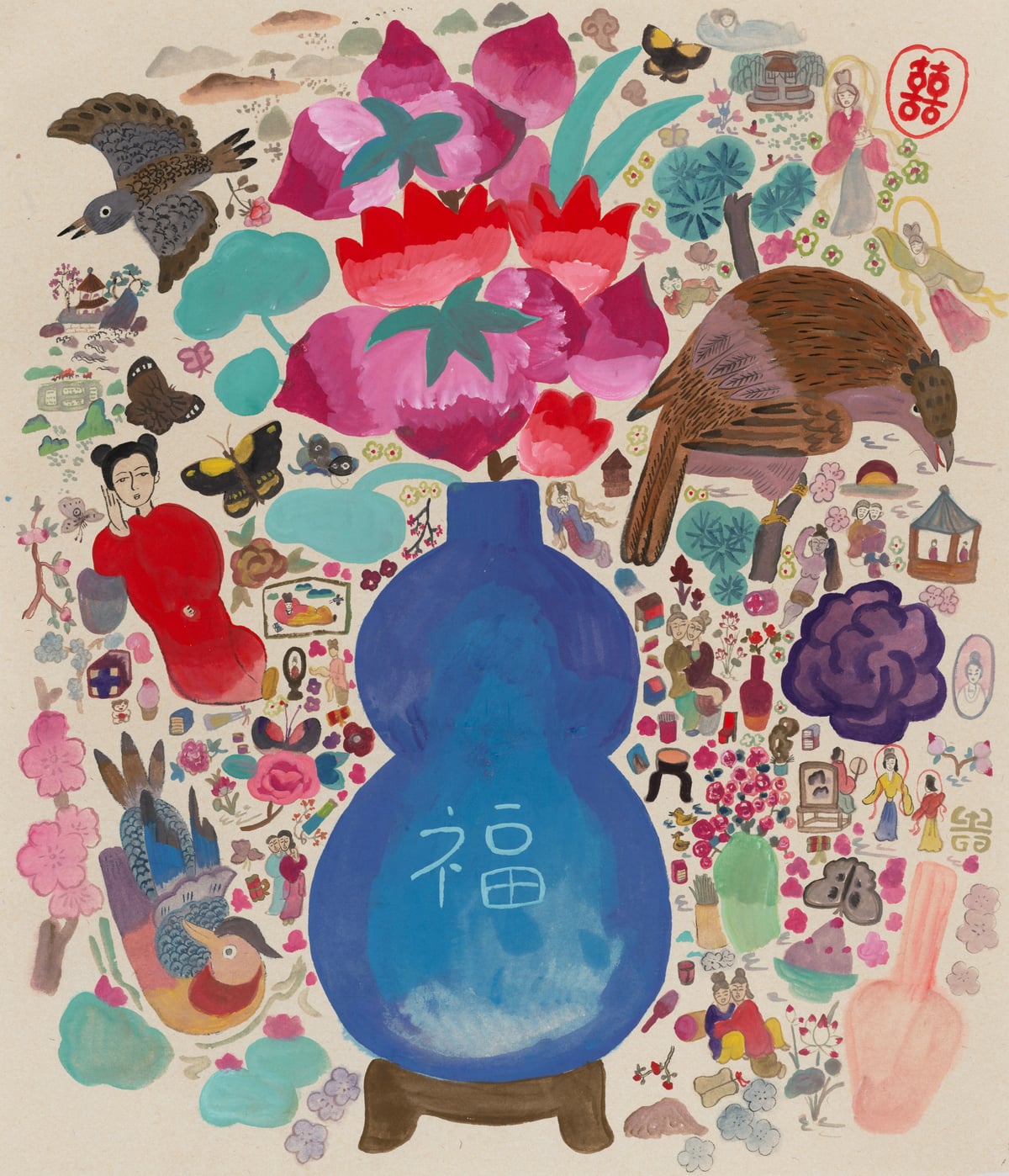 Artwork: Fortune Warms the Four Seasons