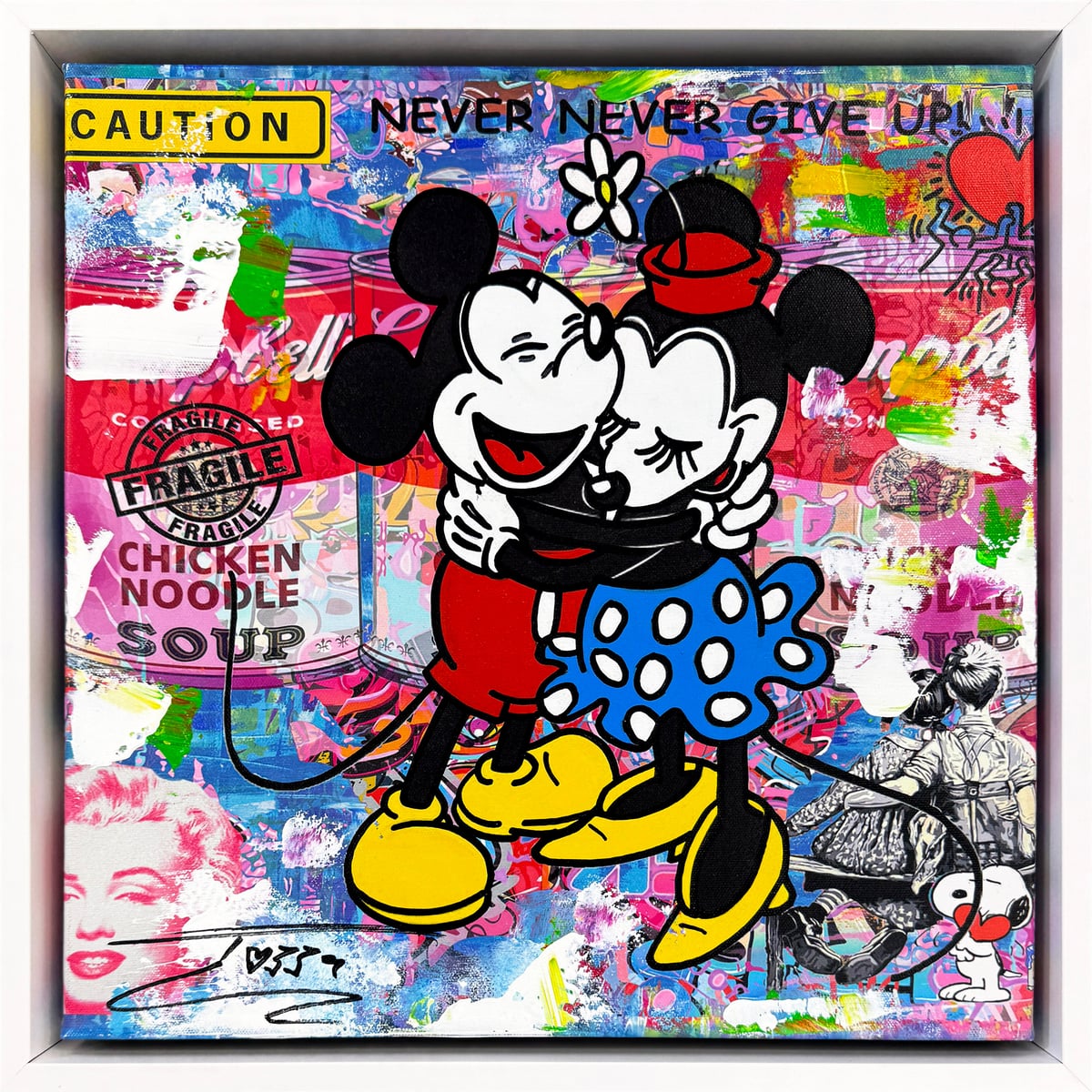 Artwork: Big Hug! (Mickey Minnie Mouse), original painting